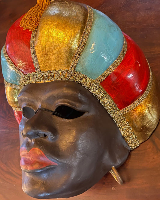 VENETIAN MASK - THE SULTAN Shrine of Hollywood Decor Treasures and Relics