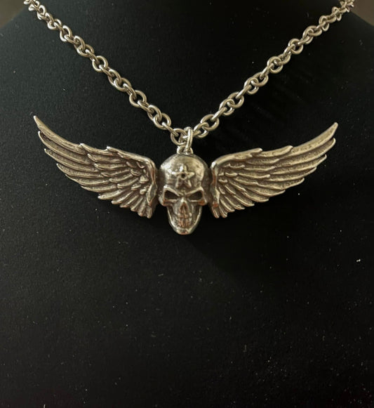 WINGED ANGEL SKULL Shrine of Hollywood jewelry- necklace jewelry Jewelry - Necklaces and Chokers necklace
