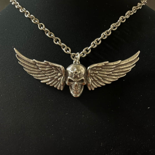 WINGED ANGEL SKULL Shrine of Hollywood jewelry- necklace jewelry Jewelry - Necklaces and Chokers necklace