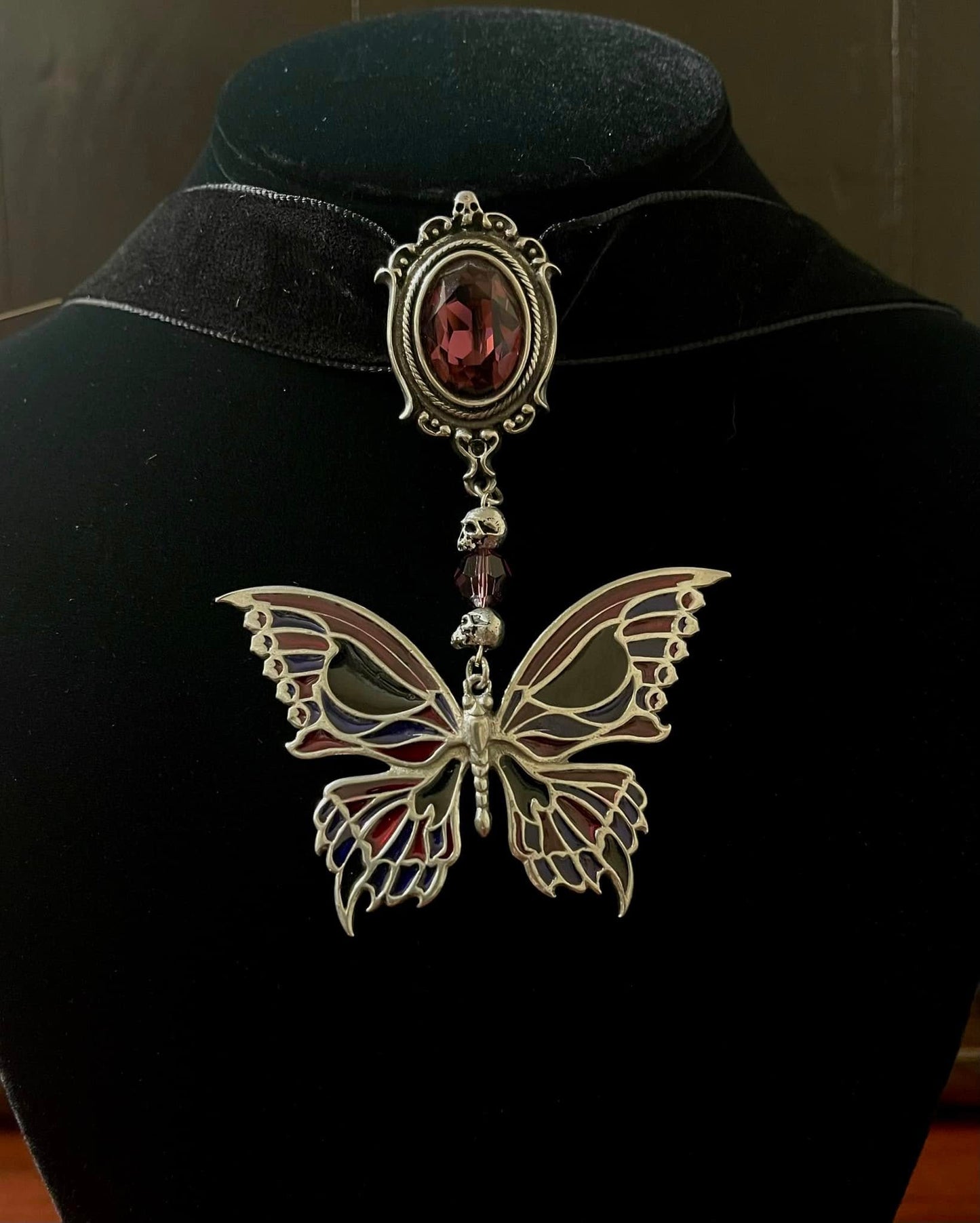 Shrine of Hollywood MORBID BUTTERFLY CHOKER jewelry Jewelry - Necklaces and Chokers necklace