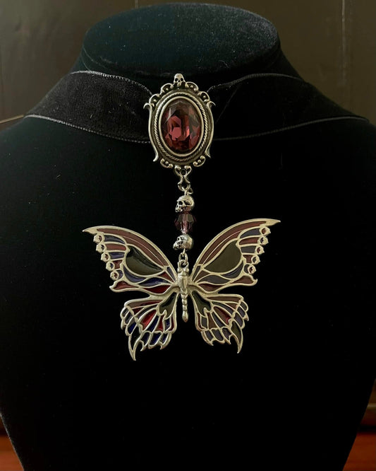 MORBID BUTTERFLY CHOKER Shrine of Hollywood jewelry Jewelry - Necklaces and Chokers necklace