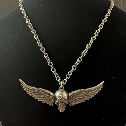 Shrine of Hollywood WINGED ANGEL SKULL jewelry Jewelry - Necklaces and Chokers necklace