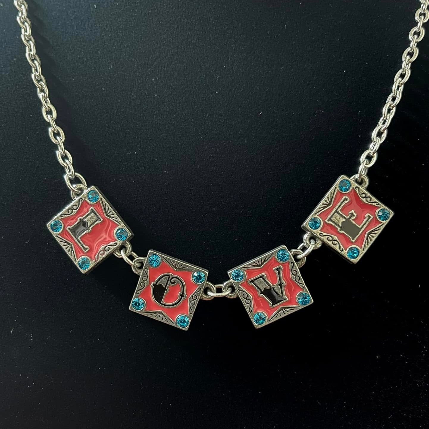 LOVE IN COLOR NECKLACE Shrine of Hollywood Jewelry - necklace jewelry Jewelry - Necklaces and Chokers necklace