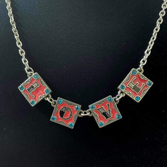LOVE IN COLOR NECKLACE Shrine of Hollywood Jewelry - necklace jewelry Jewelry - Necklaces and Chokers necklace