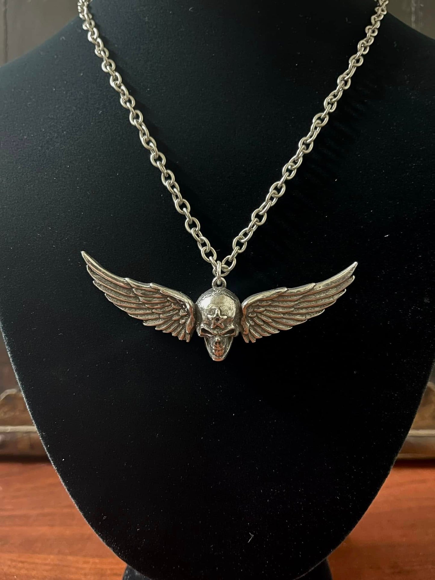 Shrine of Hollywood WINGED ANGEL SKULL jewelry Jewelry - Necklaces and Chokers necklace