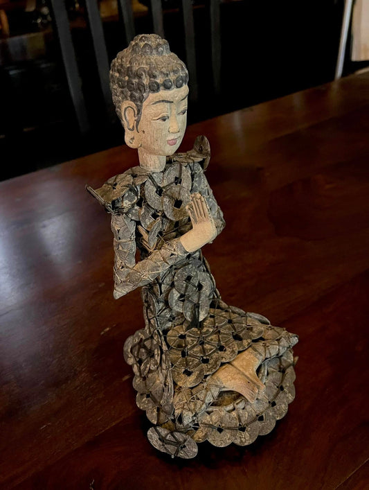 PRAYING COIN DOLL Shrine of Hollywood Decor decor Treasures and Relics