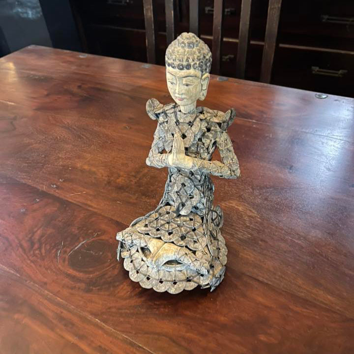 Shrine of Hollywood PRAYING COIN DOLL decor Treasures and Relics