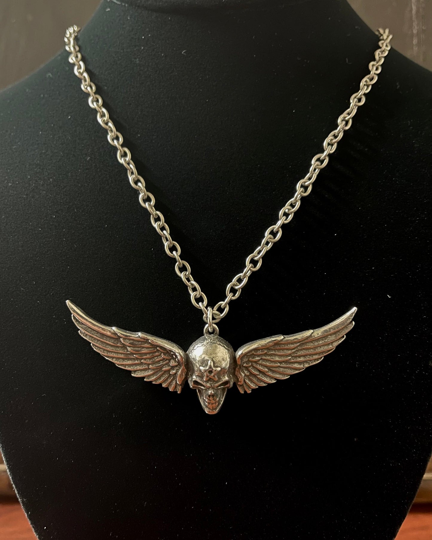 Shrine of Hollywood WINGED ANGEL SKULL jewelry Jewelry - Necklaces and Chokers necklace