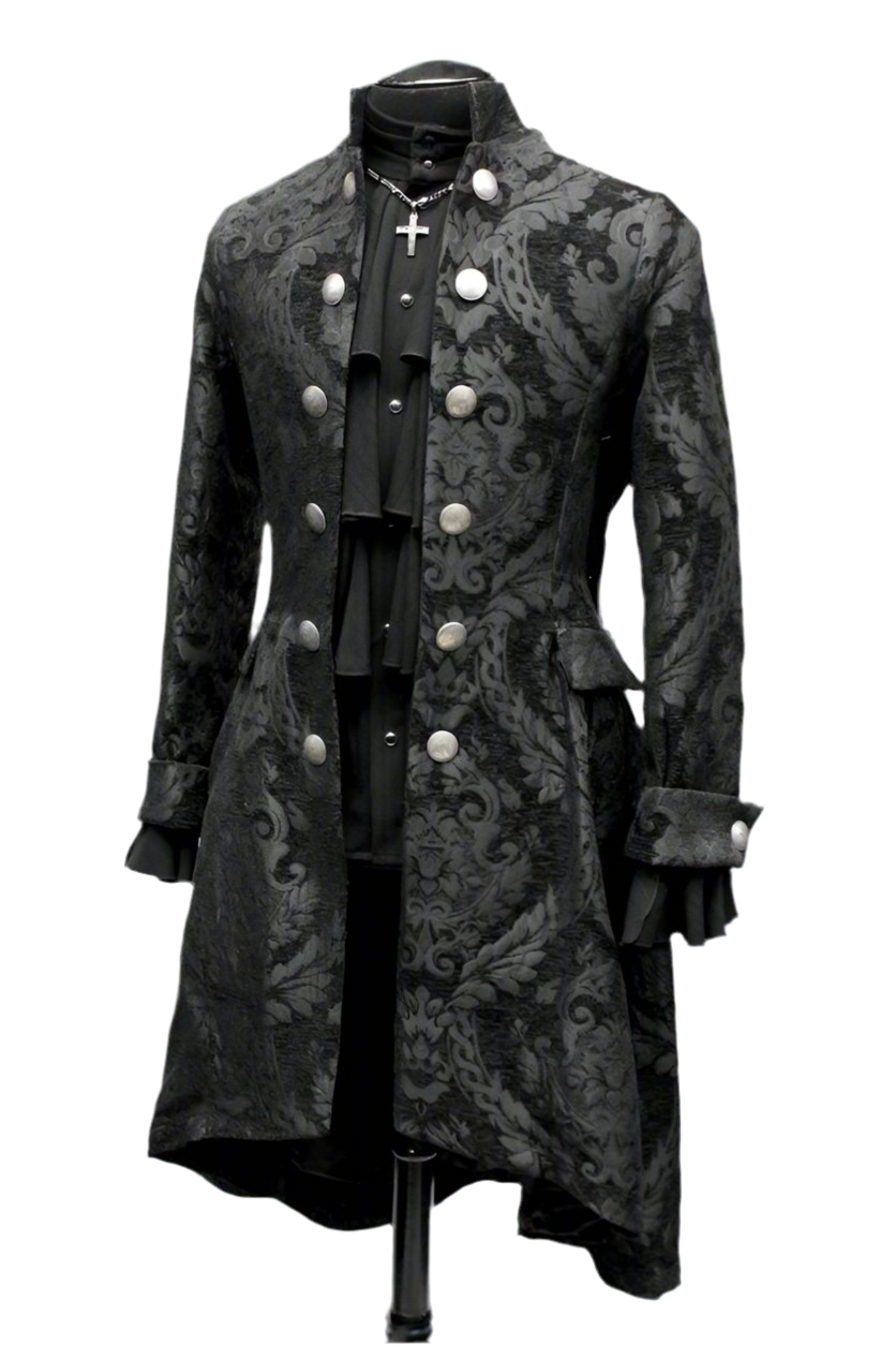 ORDER OF THE DRAGON COAT - BLACK TAPESTRY Shrine of Hollywood coat coat dragon Men's Coats tapestry