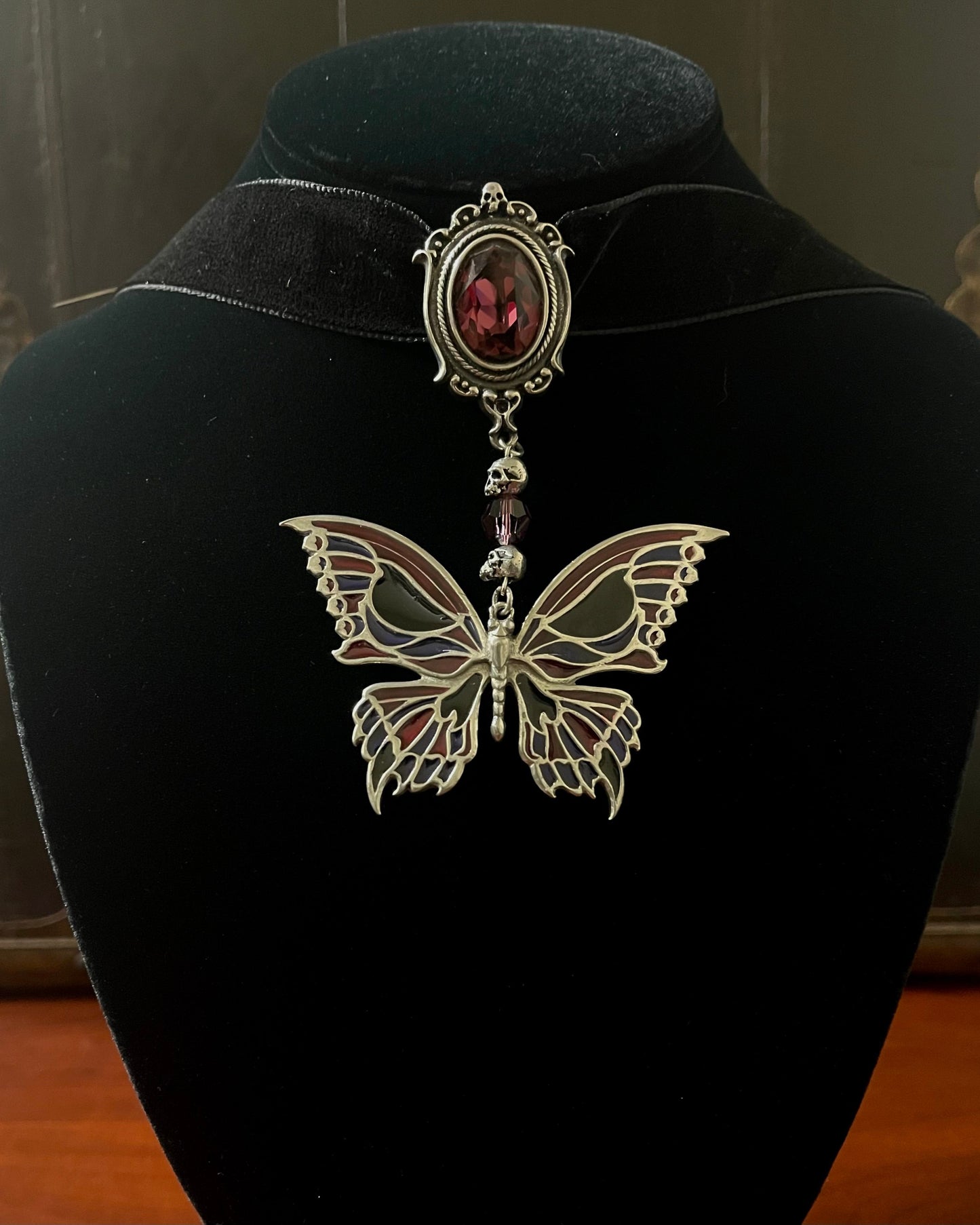 Shrine of Hollywood MORBID BUTTERFLY CHOKER jewelry Jewelry - Necklaces and Chokers necklace