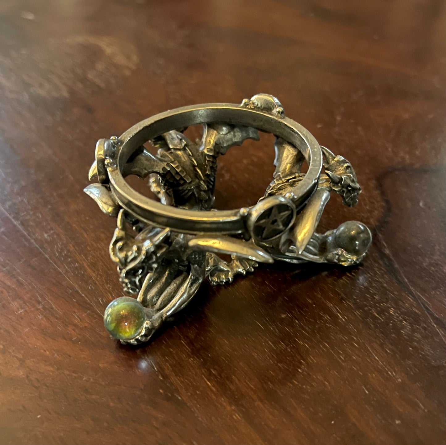 GARGOYLE MINIATURE CRYSTAL BALL Shrine of Hollywood Decor decor Treasures and Relics