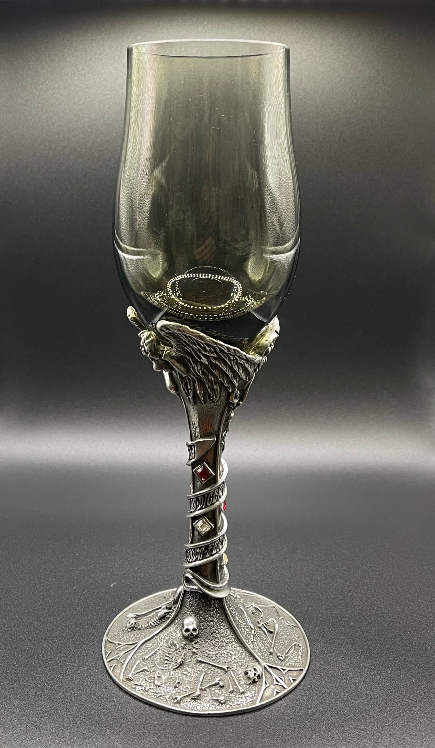 ANGEL OF DEATH WINE GLASS Shrine of Hollywood Glassware Goblets and Glassware
