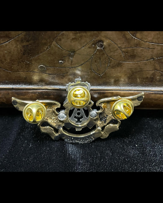 ALCHEMY STEAMPUNK WINGS PIN Shrine of Hollywood JEWELRY PIN