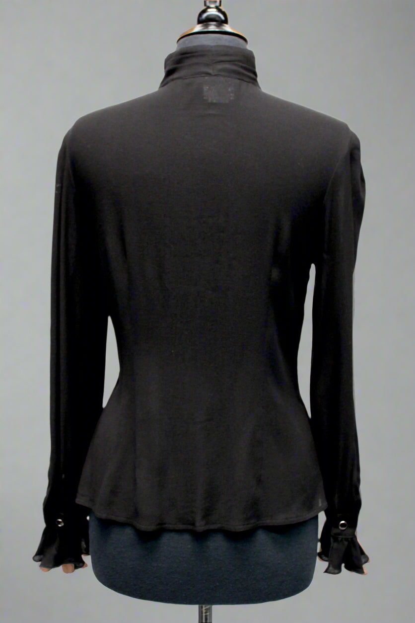 ANTOINETTE TOP - BLACK Shrine of Hollywood top aristocrat bridgerton goth gothic Pirate top top victorian Women's Tops