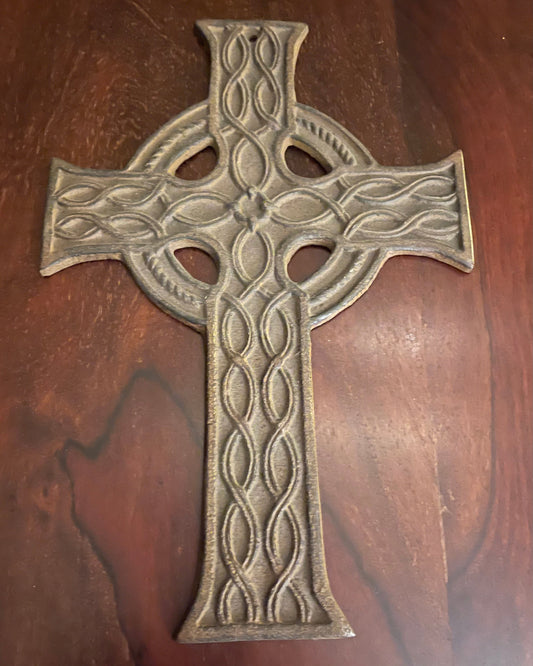 CELTIC WALL CROSS Shrine of Hollywood Decor Treasures and Relics