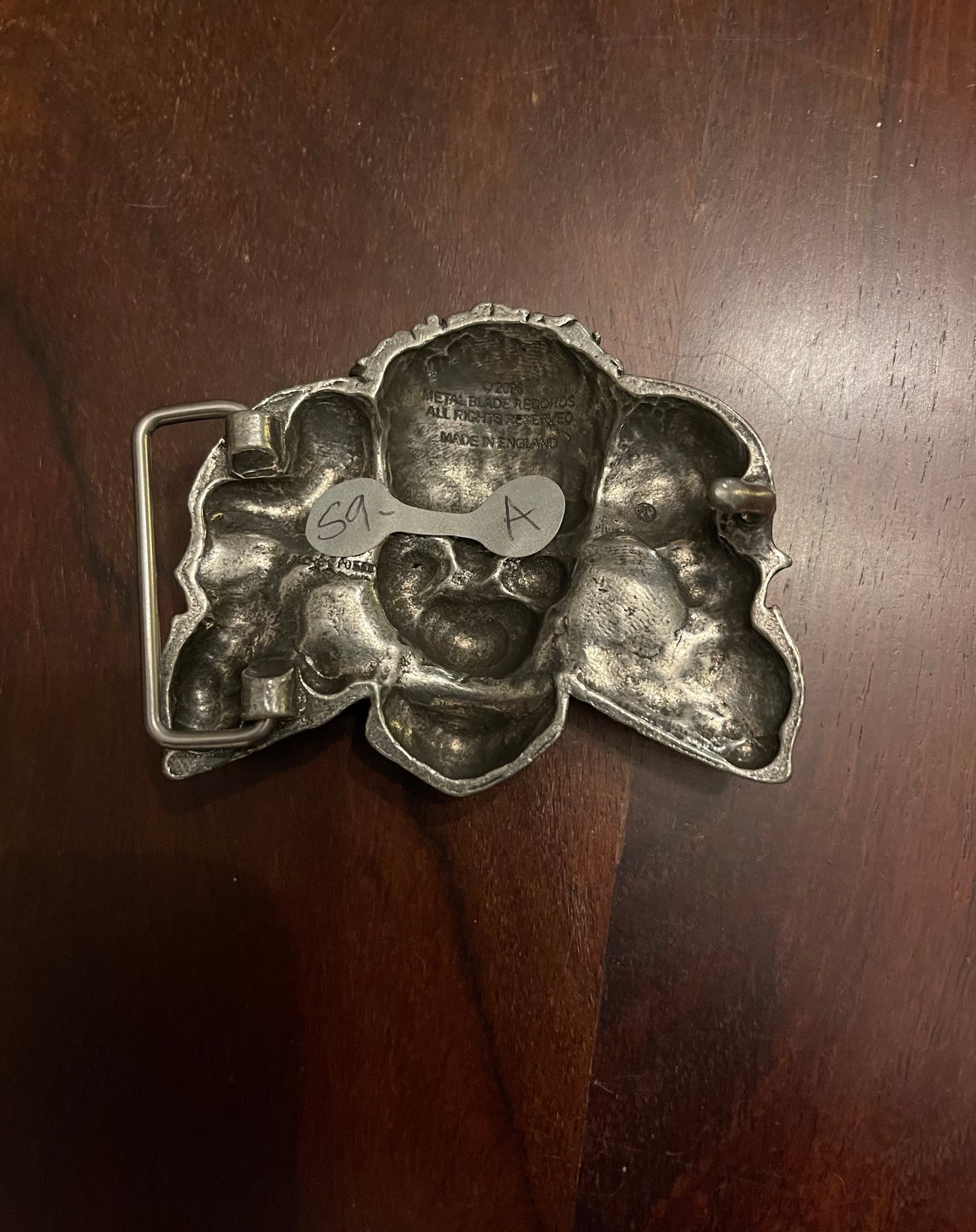 TRIPLE SKULL BELT BUCKLE Shrine of Hollywood belt buckle Treasures and Relics