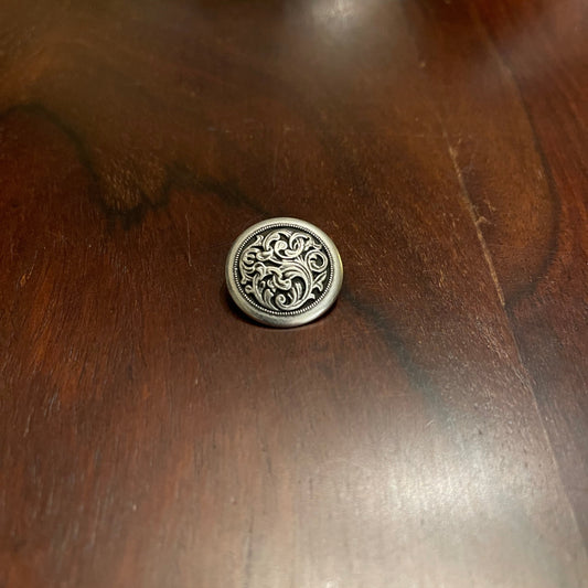 CELTIC LEAVES BUTTON - STYLE #1035 - One dozen Shrine of Hollywood button Buttons