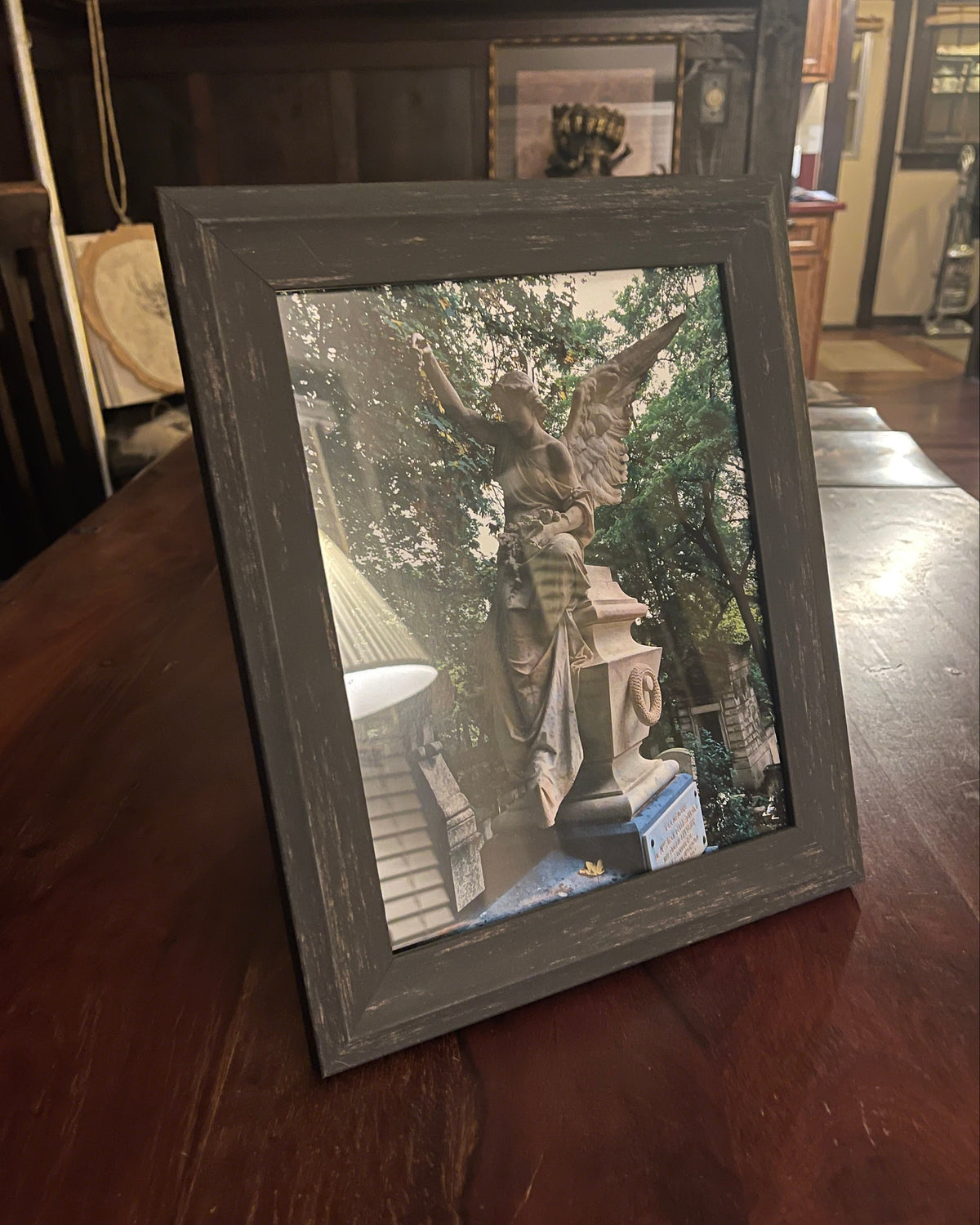 THE ANGEL'S BLESSING - FRAMED COLOR PHOTO Shrine of Hollywood framed photo Treasures and Relics Wall Art