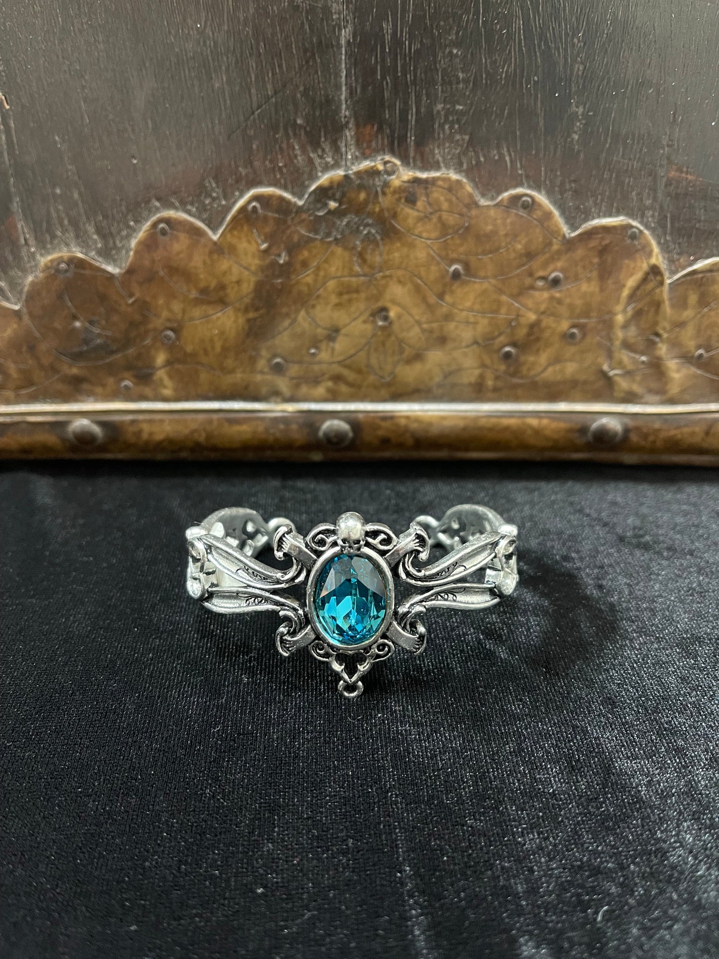 AQUAMARINE CRYSTAL BRACELET Shrine of Hollywood jewelry - bracelet Jewelry - Bracelets