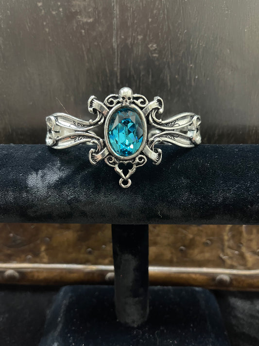 AQUAMARINE CRYSTAL BRACELET Shrine of Hollywood jewelry - bracelet Jewelry - Bracelets