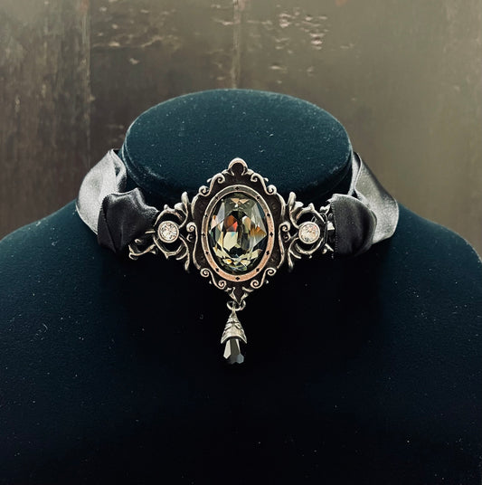 GREYHEART CHOKER Shrine of Hollywood Jewelry - necklace