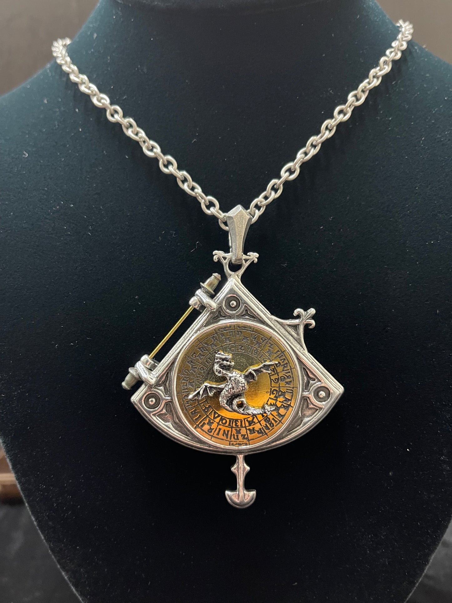 HOUR OF THE DRAGON LOCKET NECKLACE Shrine of Hollywood NECKLACE