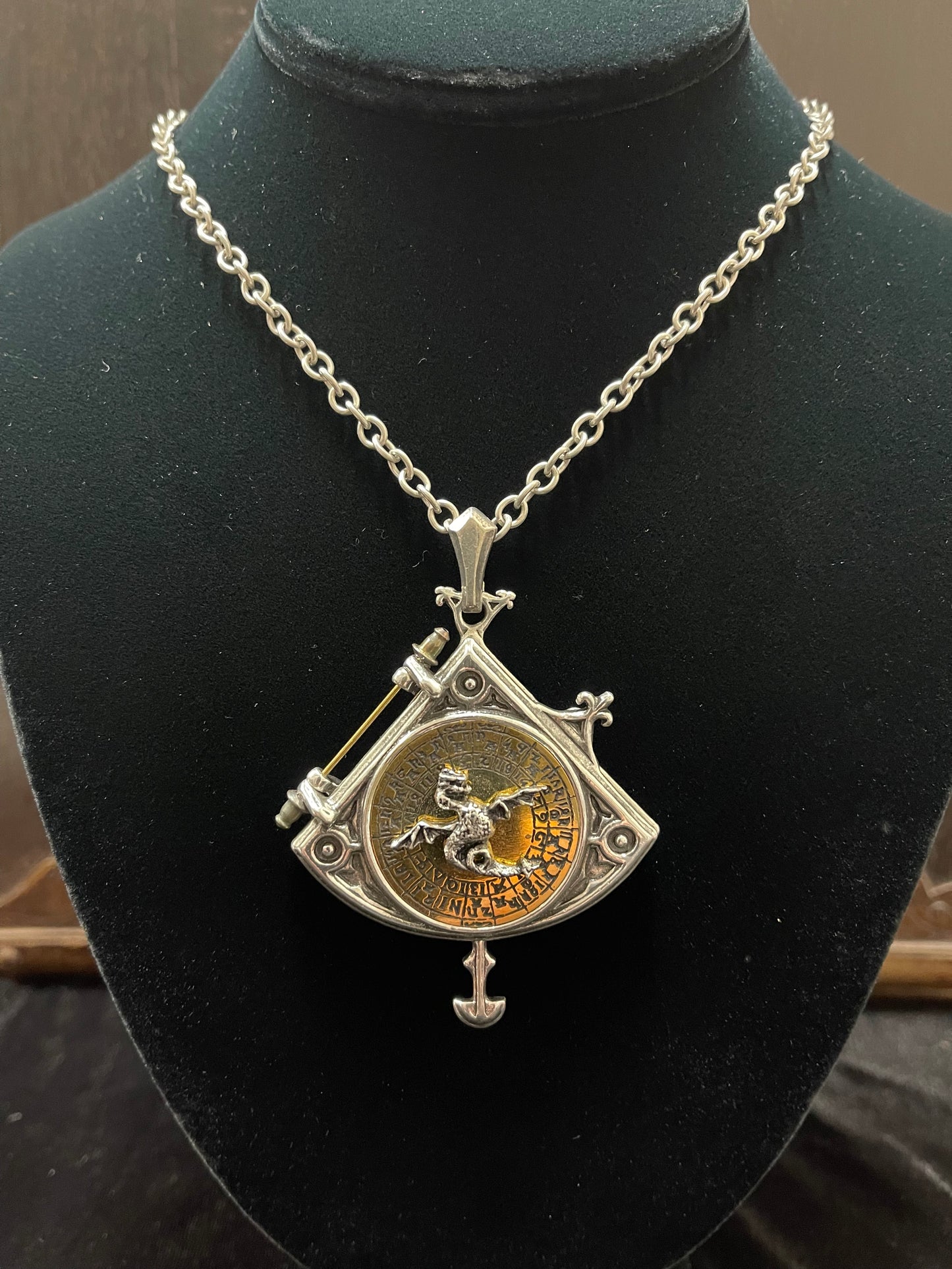 HOUR OF THE DRAGON LOCKET NECKLACE Shrine of Hollywood NECKLACE