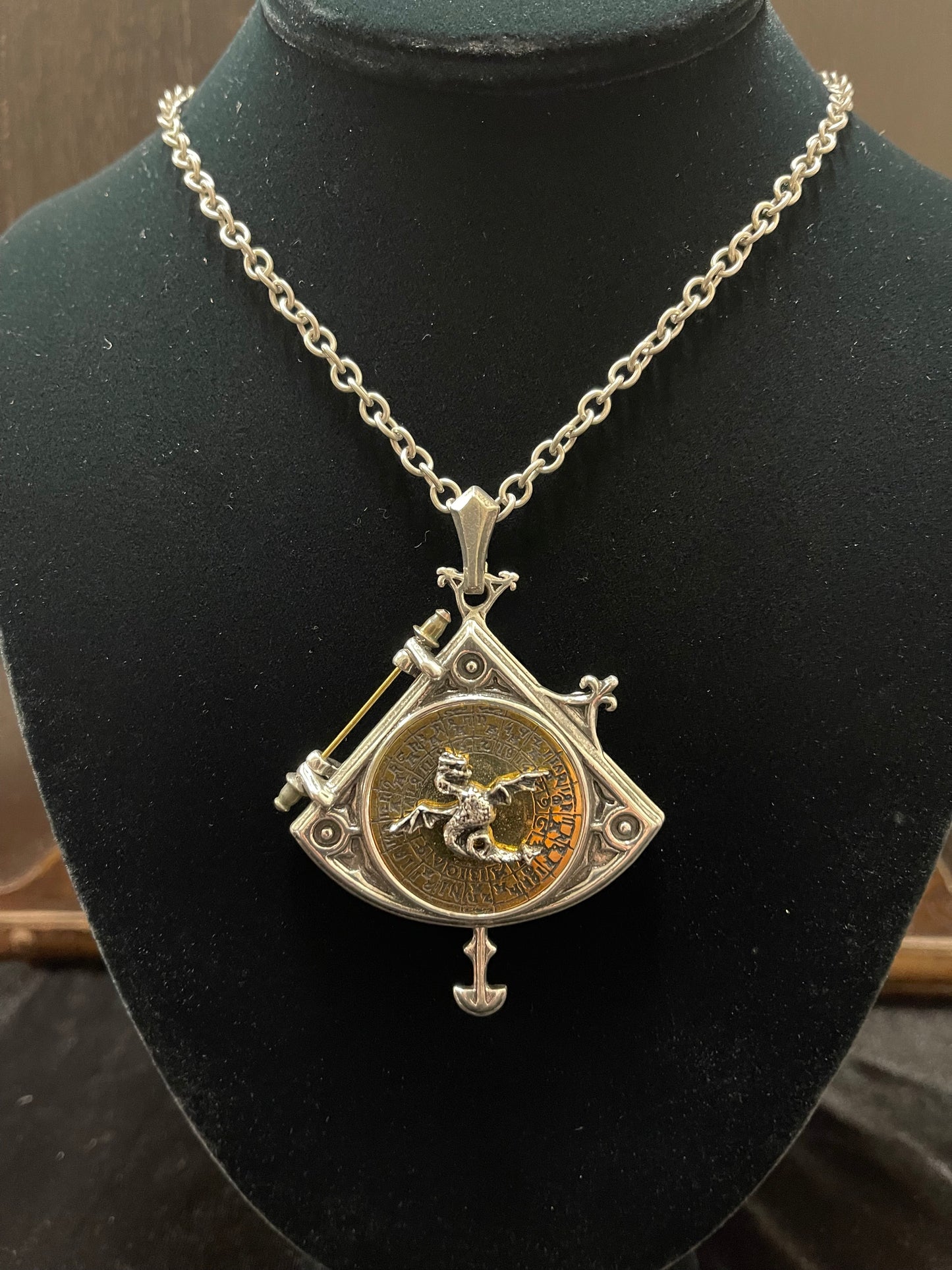 HOUR OF THE DRAGON LOCKET NECKLACE Shrine of Hollywood NECKLACE