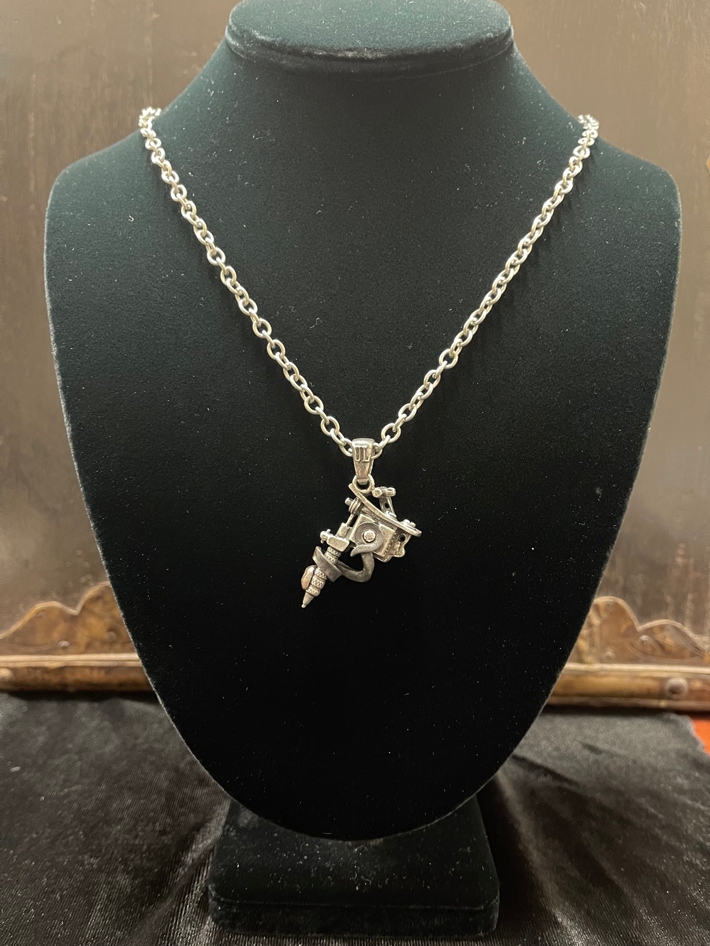 REAL INK TATTOO GUN NECKLACE Shrine of Hollywood NECKLACE