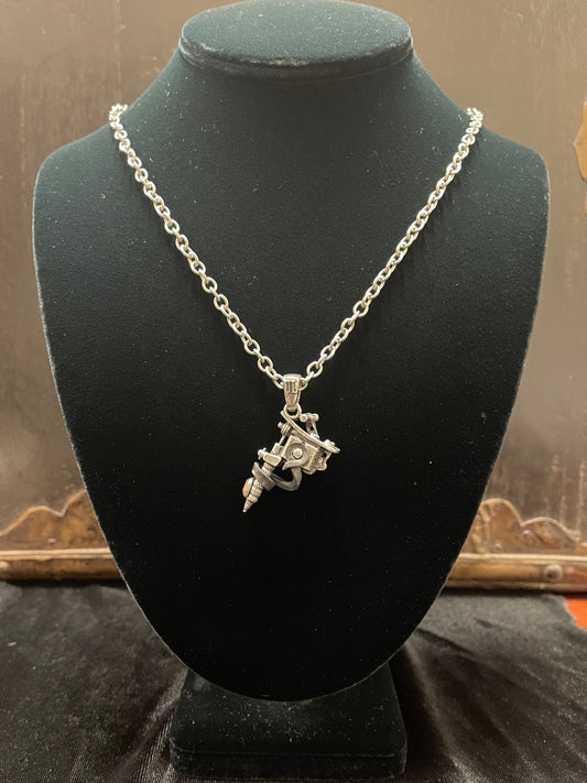 REAL INK TATTOO GUN NECKLACE Shrine of Hollywood NECKLACE