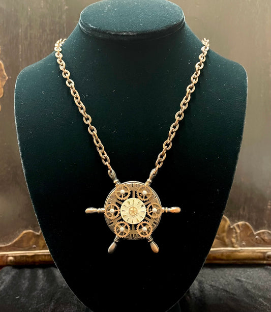 THE CAPTAIN’S WHEEL Shrine of Hollywood NECKLACE