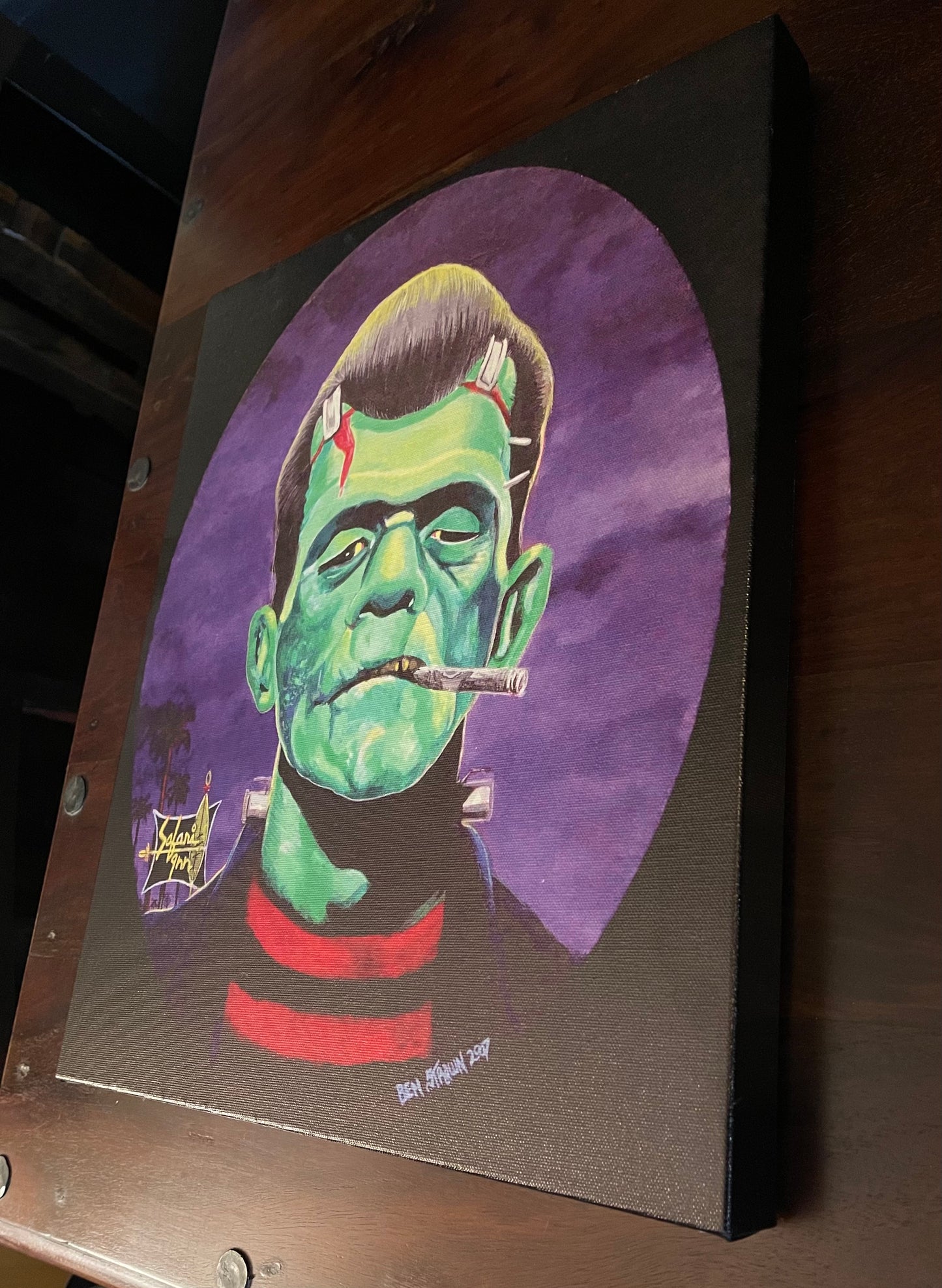 FINE ART PRINT - FRANK N. STEIN Shrine of Hollywood art