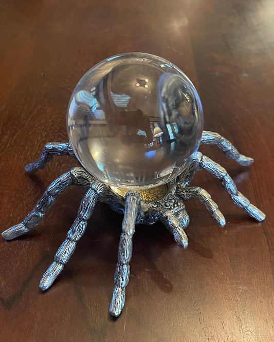 TARANTULA CRYSTAL BALL Shrine of Hollywood Decor crystal ball Treasures and Relics