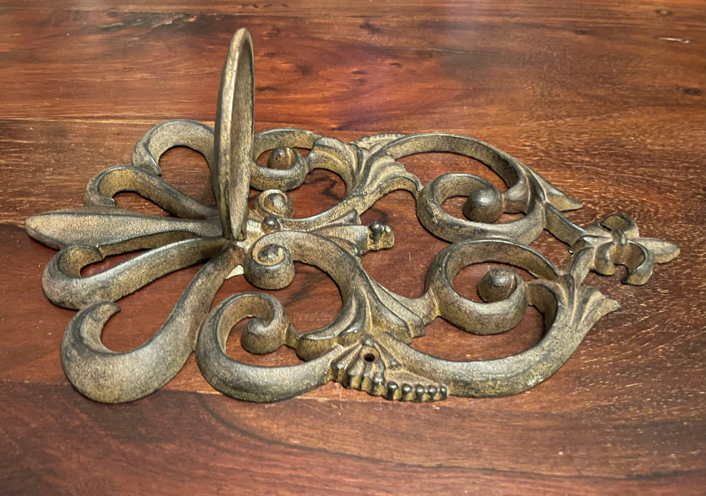 FLEUR DE LIS WALL SCONCE Shrine of Hollywood Decor Treasures and Relics Wall Art