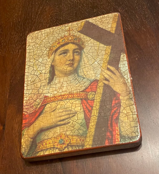 JOAN OF ARC WALL PLAQUE Shrine of Hollywood Decor Treasures and Relics Wall Art