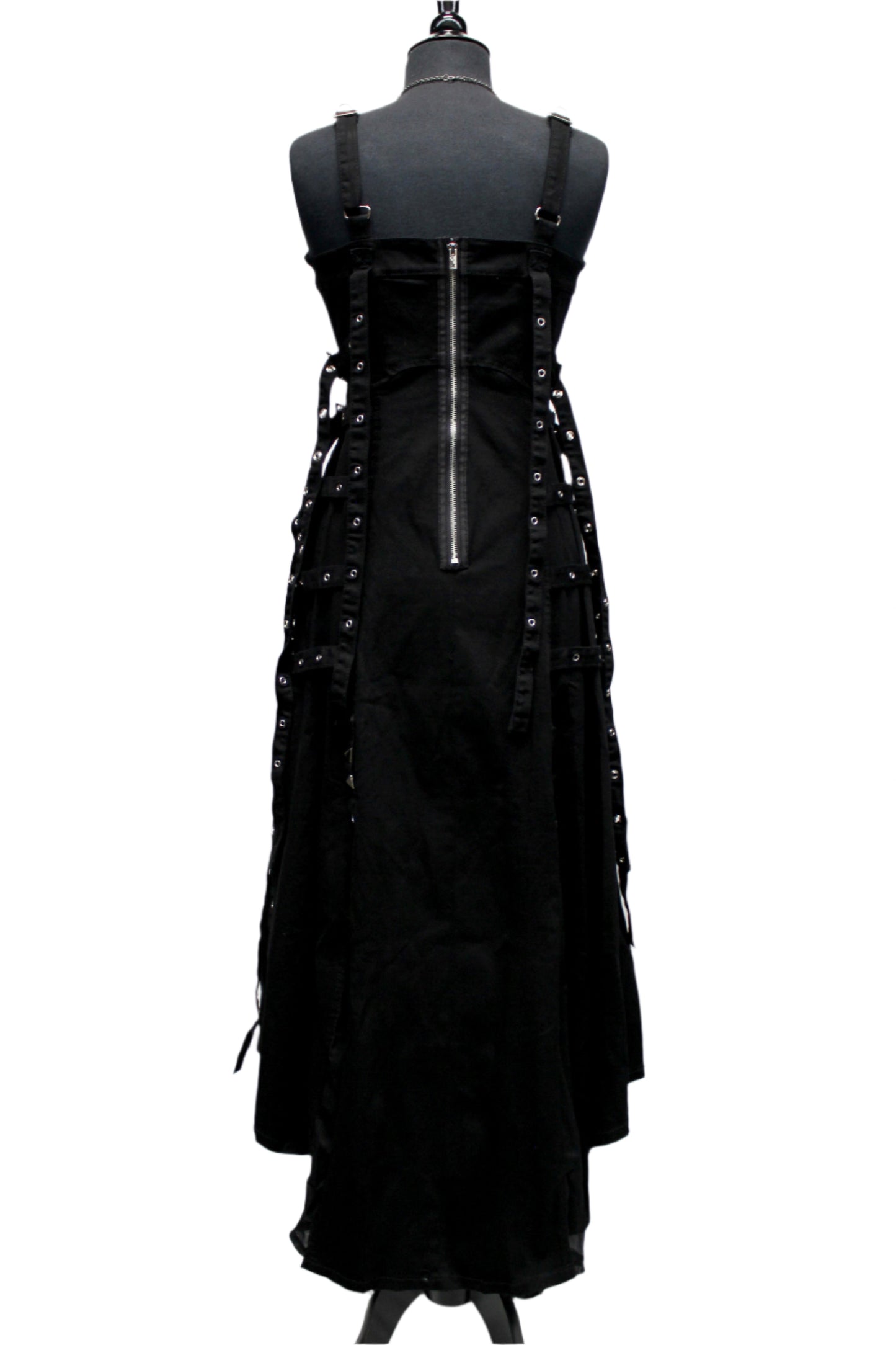 Shrine of Hollywood CHAOS DRESS - BLACK STRETCH COTTON Dresses Goth dresses Punk Dresses