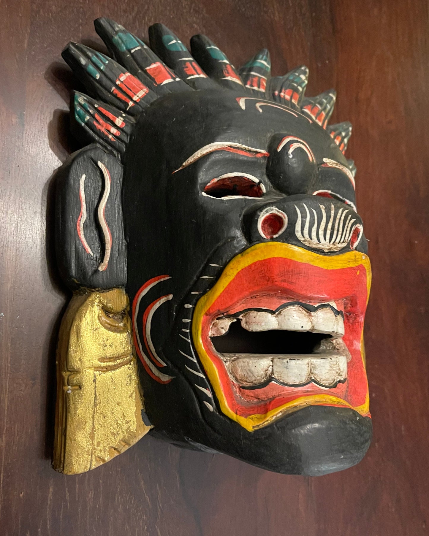 MONKEY GOD MASK Shrine of Hollywood Mask Treasures and Relics Wall Art