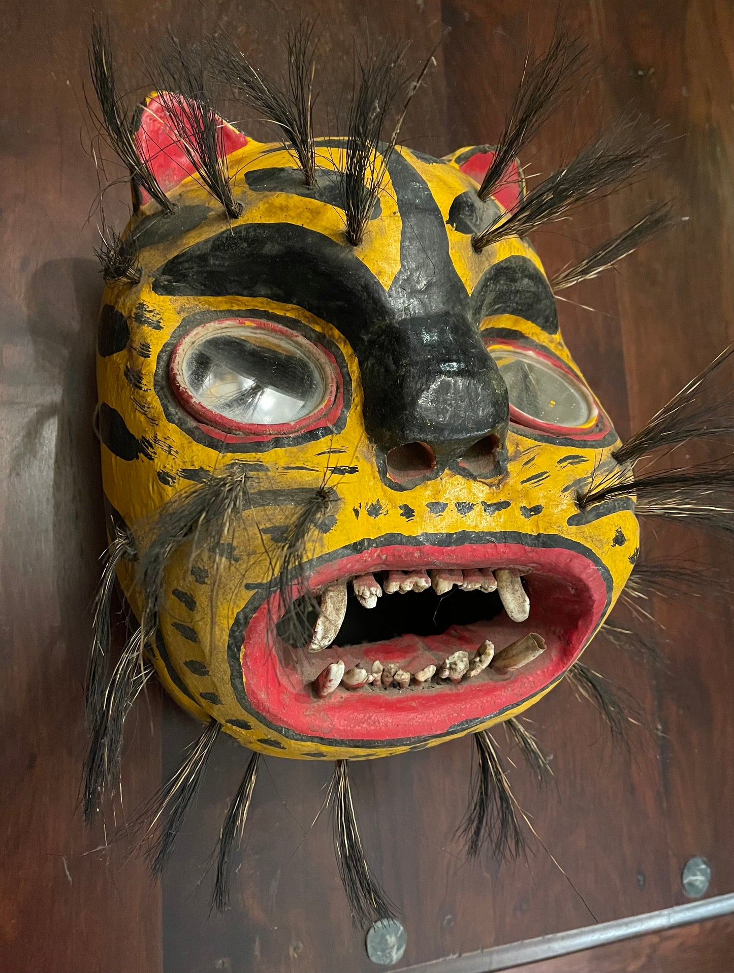 RITUAL JAGUAR MASK Shrine of Hollywood Mask Treasures and Relics Wall Art