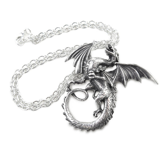 THE WHITBY WYRM NECKLACE Shrine of Hollywood Necklace Dragon necklace Jewelry - Necklaces and Chokers