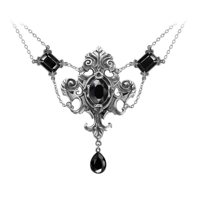 QUEEN OF THE DARK NIGHT CHOKER Shrine of Hollywood NECKLACE Baroque necklace Gothic Necklace Jewelry - Necklaces and Chokers