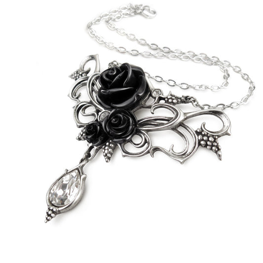 BACCHANAL ROSE NECKLACE Shrine of Hollywood Necklace Gothic Necklace Jewelry - Necklaces and Chokers Rose Necklace