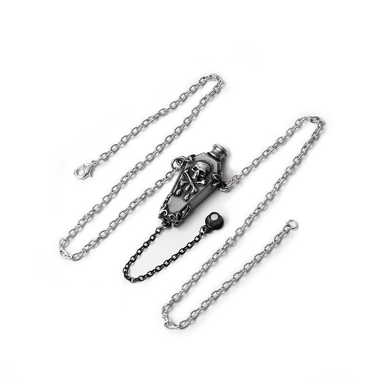 THE UNDERTAKER NECKLACE Shrine of Hollywood NECKLACE gothic Gothic Necklace Jewelry - Necklaces and Chokers SKULL NECKLACE