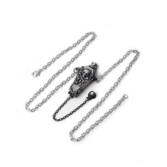 THE UNDERTAKER NECKLACE Shrine of Hollywood NECKLACE gothic Gothic Necklace Jewelry - Necklaces and Chokers SKULL NECKLACE