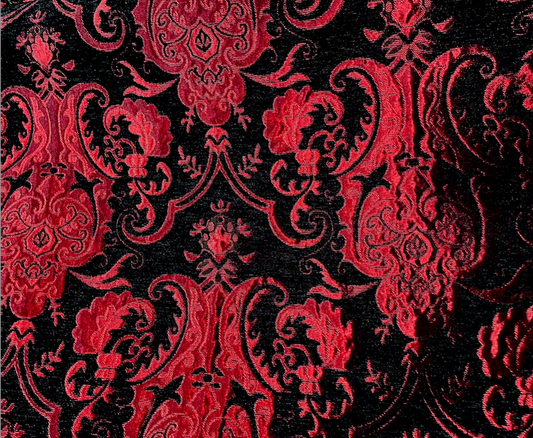 MEDIEVAL TAPESTRY DUVET AND PILLOW SET - RED/BLACK - KING SIZE Shrine of Hollywood bedding bed bedding duvet pillow