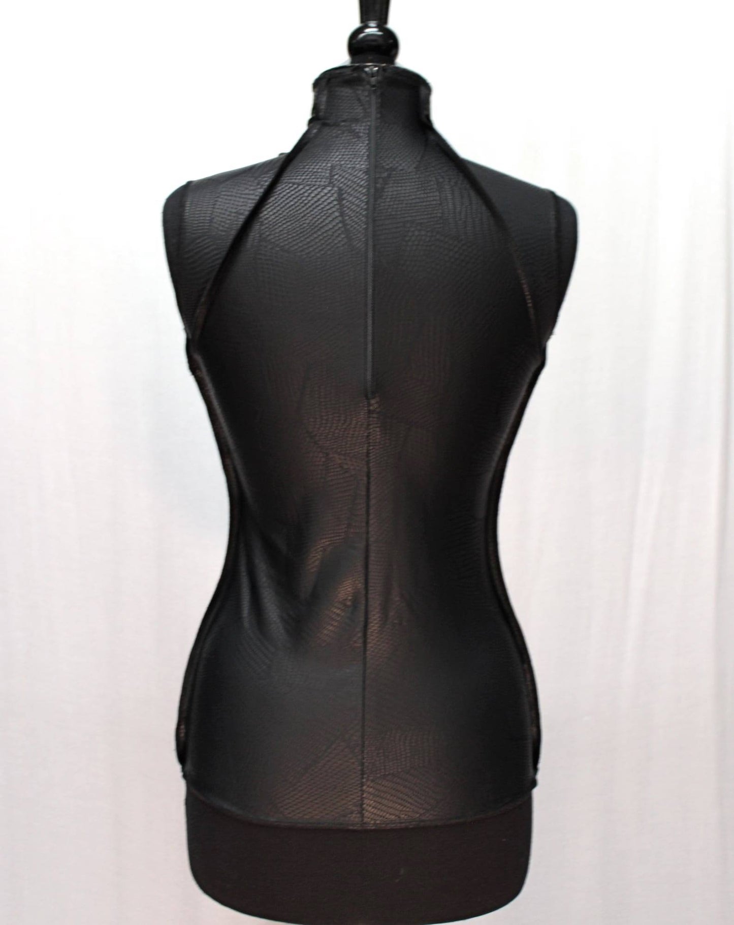 WASTELAND TOP - Patchwork Vinyl Shrine of Hollywood top Women's T-Shirts Women's Tops