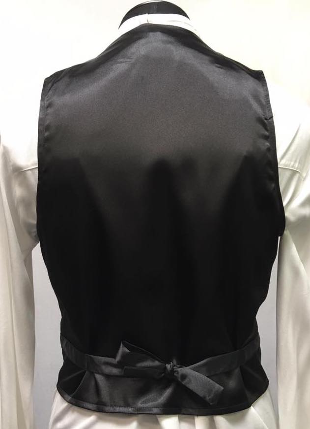 Shrine of Hollywood ARISTOCRAT VEST - BLACK/SILVER TAPESTRY formal goth gothic Men's Vests silver steampunk tapestry vampire vest victorian wedding