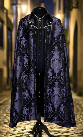 CLOAK OF DARKNESS - PURPLE AND BLACK TAPESTRY