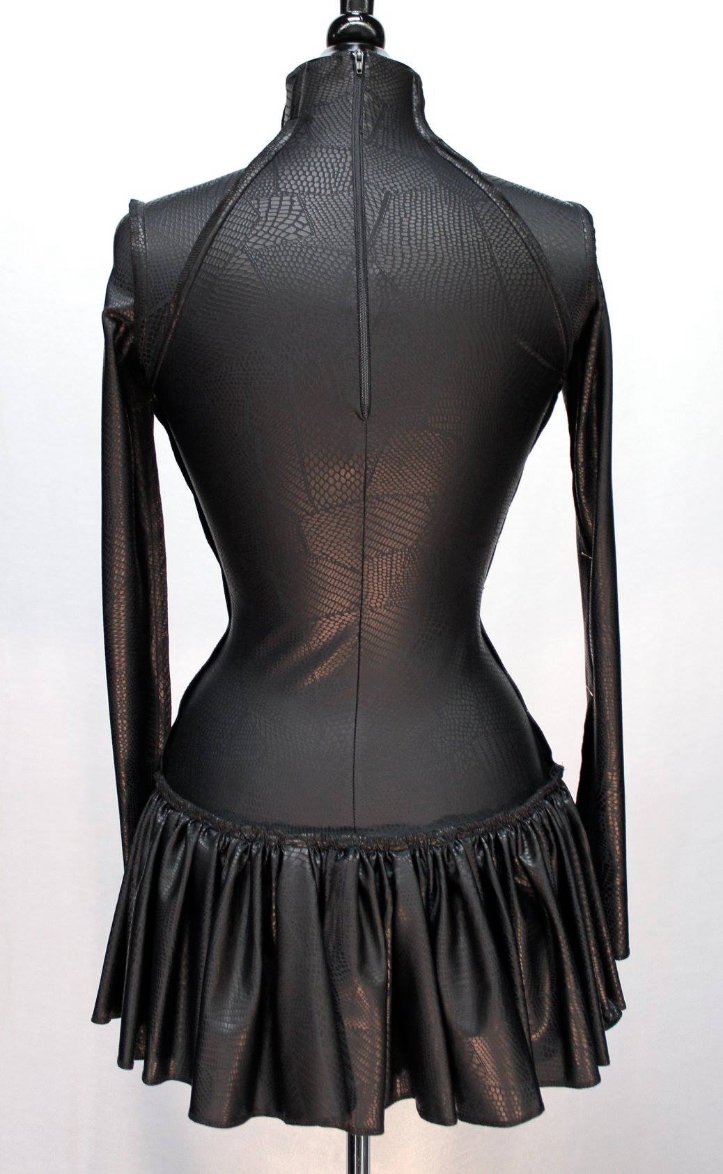 Shrine of Hollywood FUTURE SHOCK DRESS - PATCHWORK VINYL FABRIC Dresses