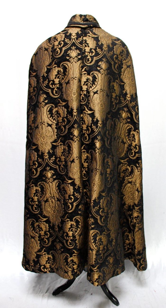 CLOAK OF DARKNESS - GOLD AND BLACK TAPESTRY Shrine of Hollywood coat Capes variant-option-placeholder