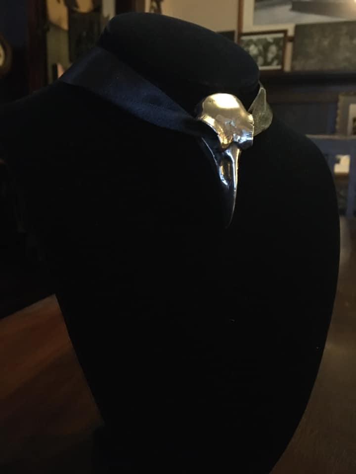 Shrine of Hollywood RAVEN SKULL CHOKER Jewelry - Necklaces and Chokers